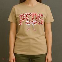 Strawberry Pediatrics Nurse Coquette Bow PEDS RN Nursing T-Shirt thumb 4