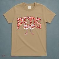 Strawberry Pediatrics Nurse Coquette Bow PEDS RN Nursing T-Shirt thumb 5
