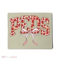 Strawberry Pediatrics Nurse Coquette Bow PEDS RN Nursing Mousepad thumb 0