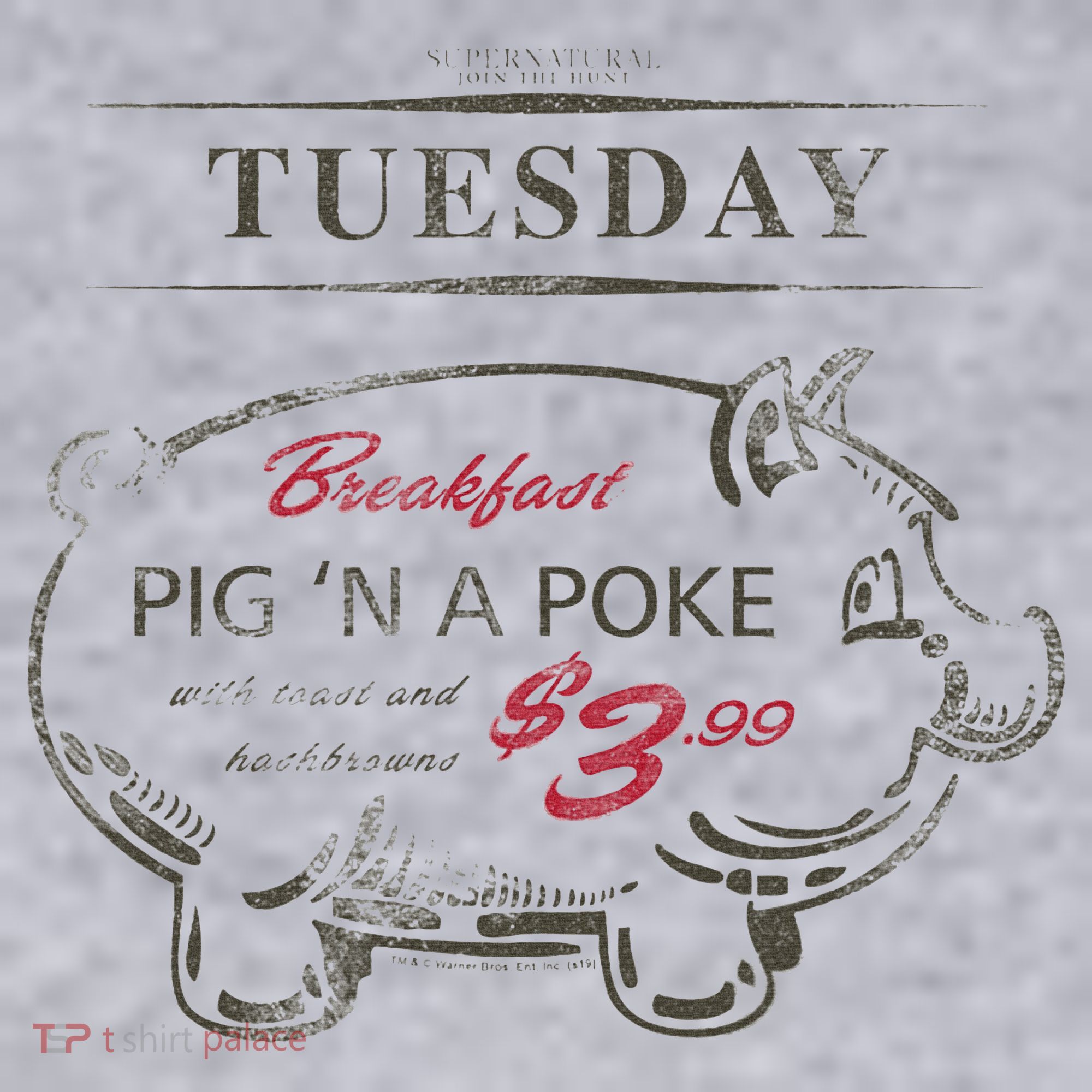Supernatural Pig N A Poke Women's Sweatshirt