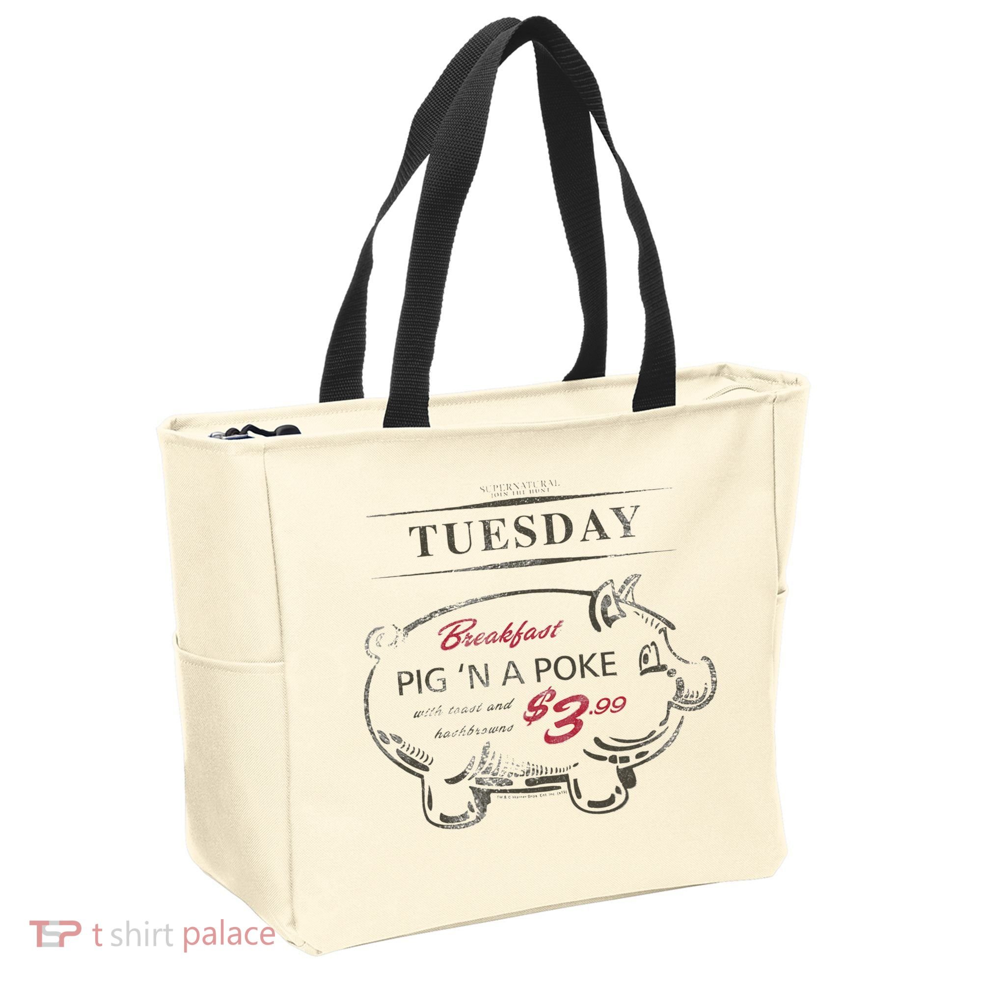 Supernatural Pig N A Poke Tote Bag
