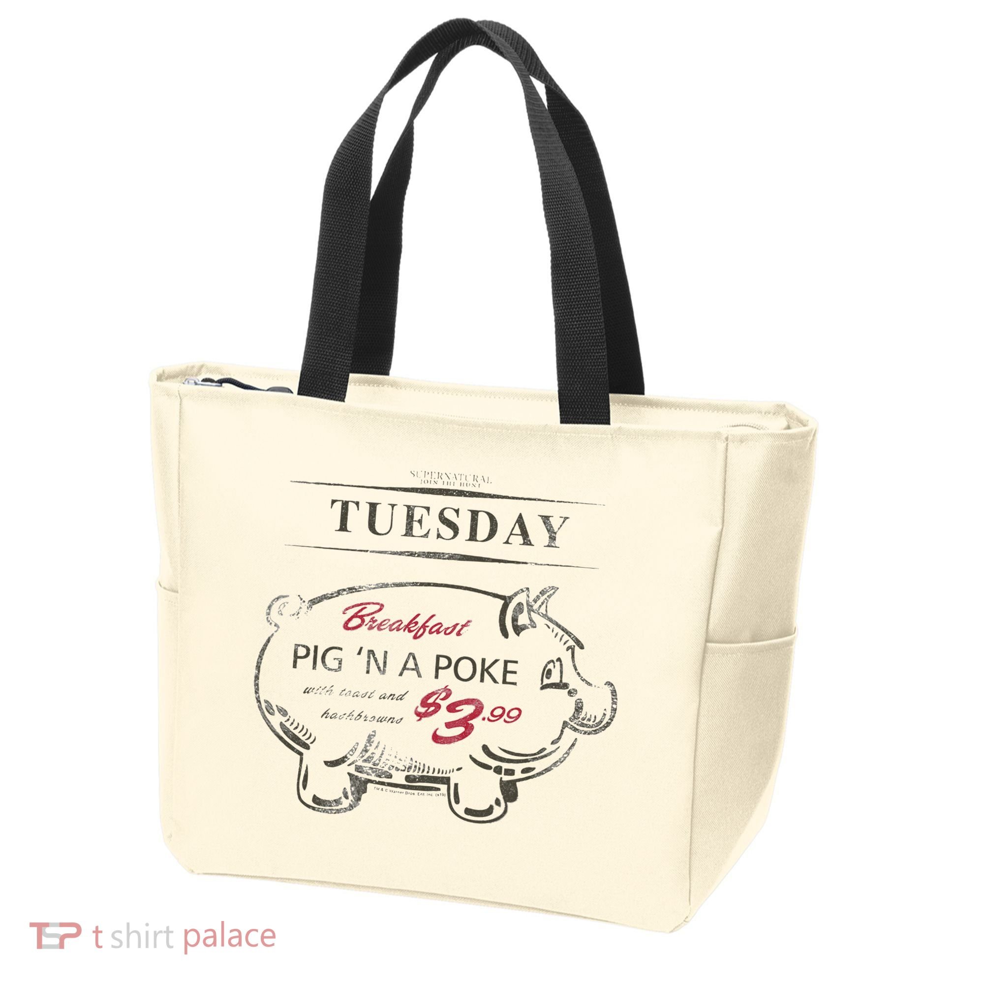 Supernatural Pig N A Poke Tote Bag