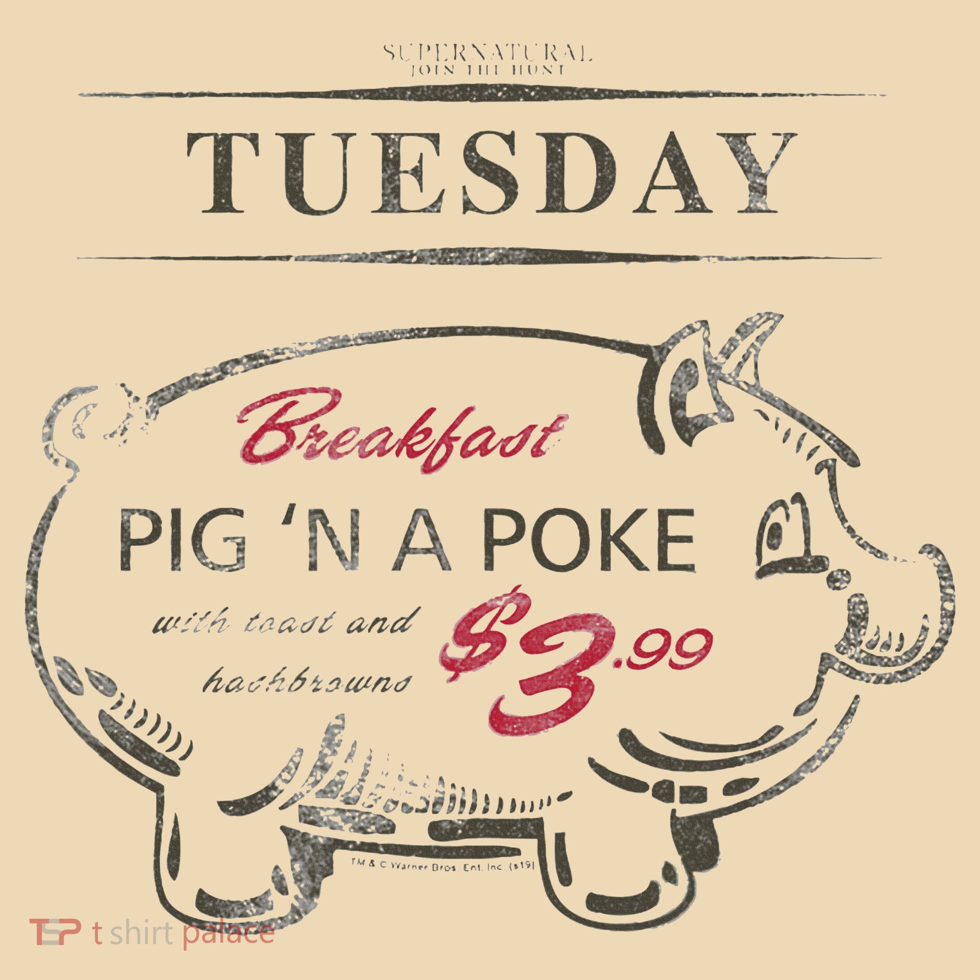 Supernatural Pig N A Poke Tote Bag