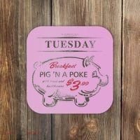 Supernatural Pig N A Poke Coaster thumb 0