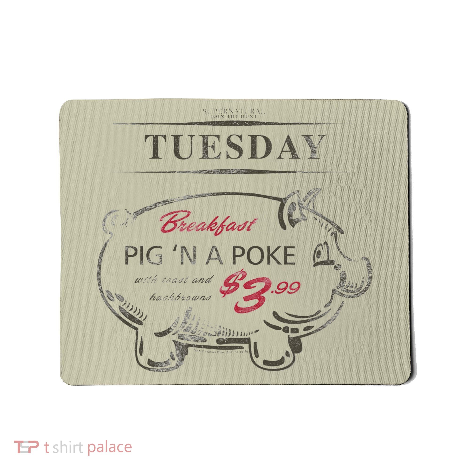 Supernatural Pig N A Poke Mousepad
