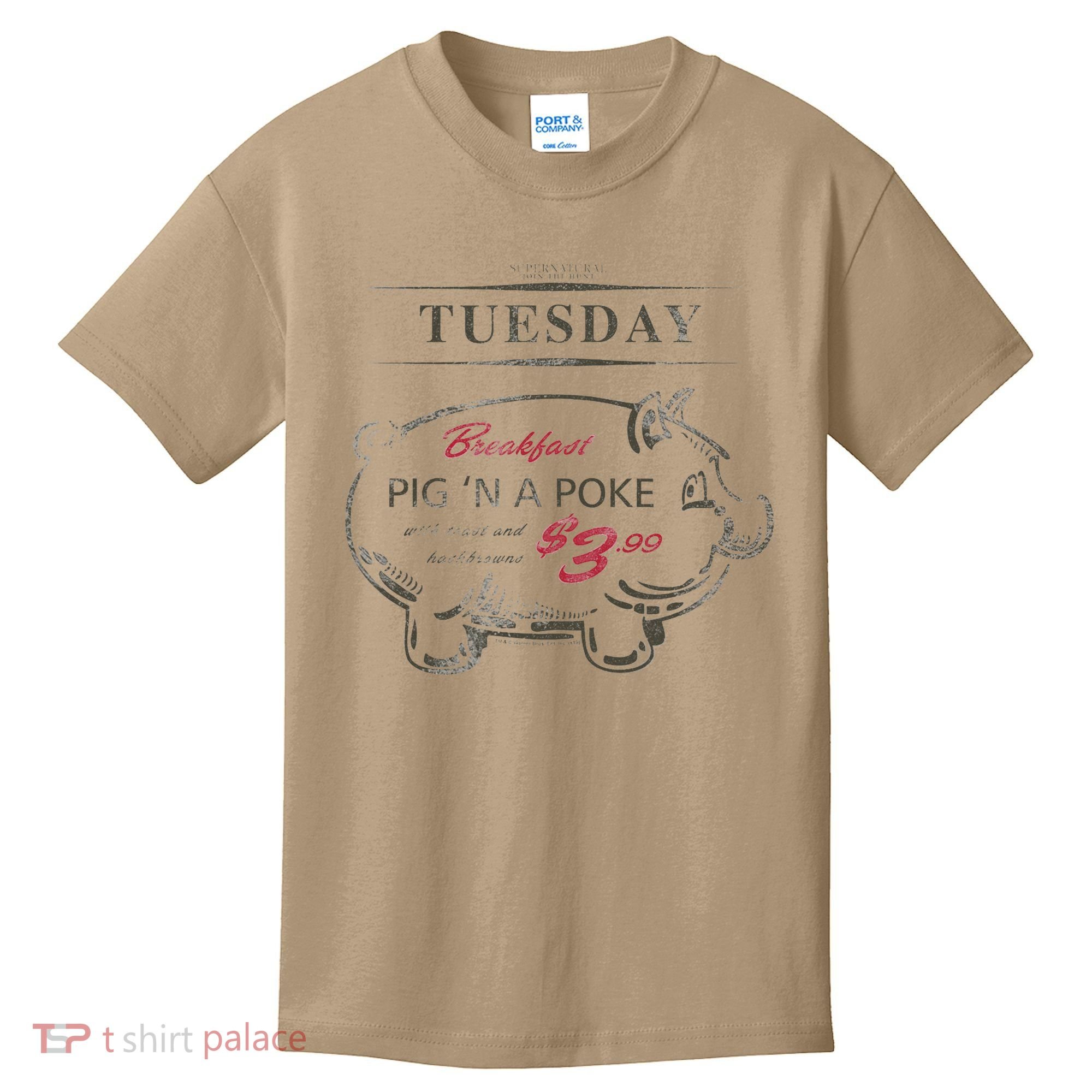 Supernatural Pig N A Poke Kids T-Shirt
