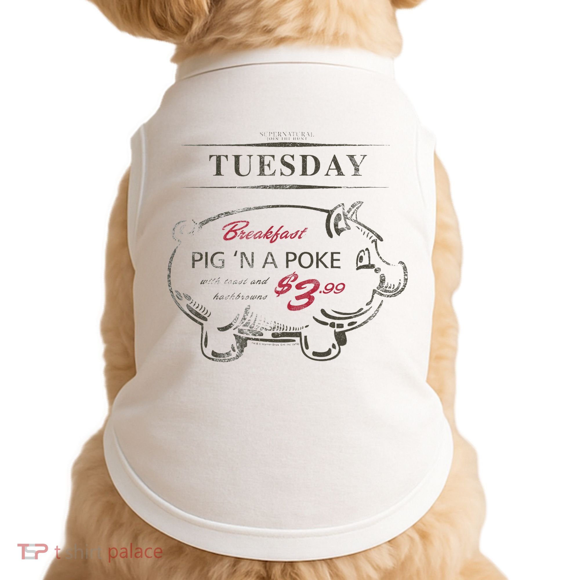 Supernatural Pig N A Poke Doggie Tank