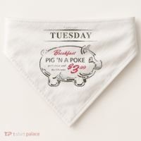 Supernatural Pig N A Poke USA-Made Doggie Bandana thumb 0