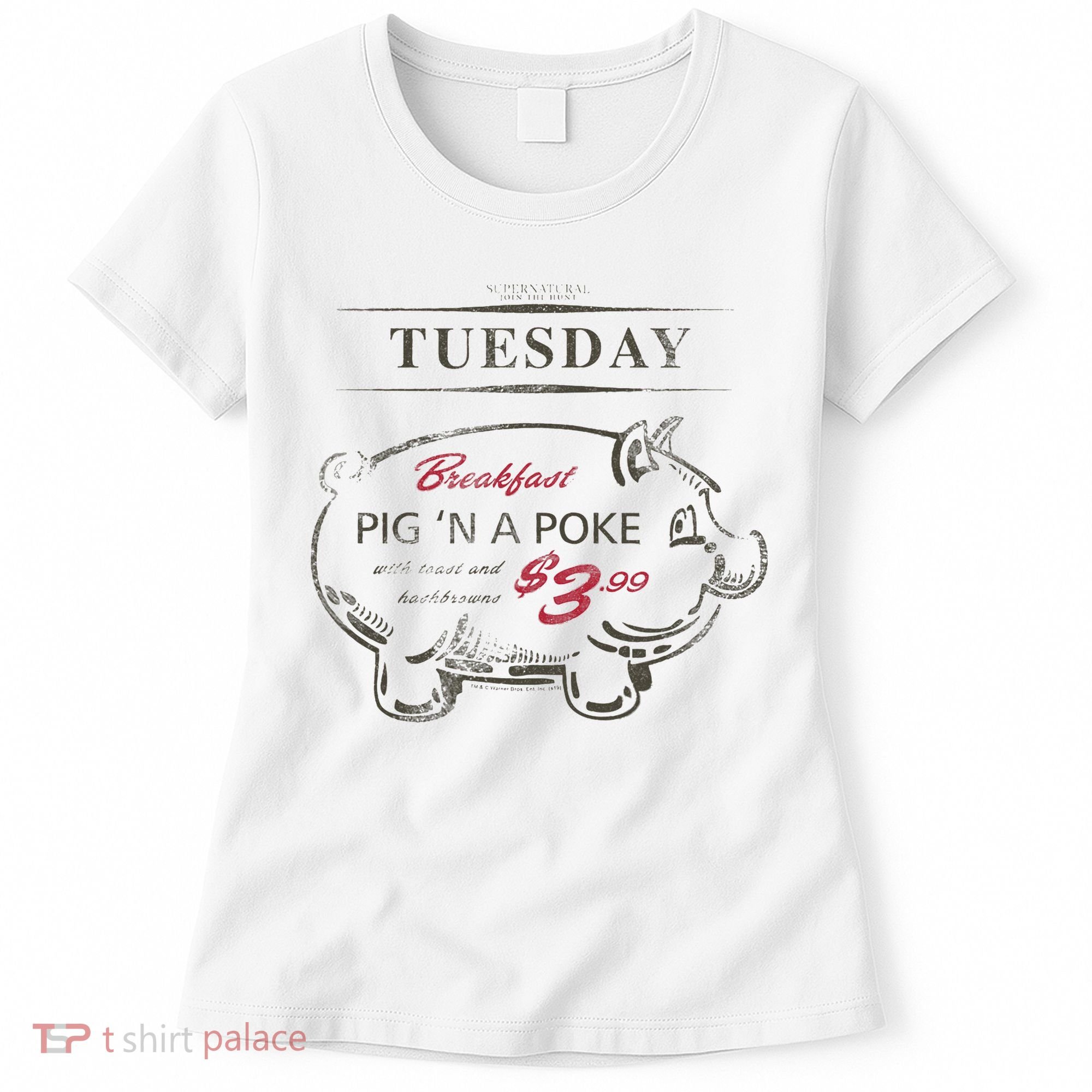 Supernatural Pig N A Poke Women's T-Shirt