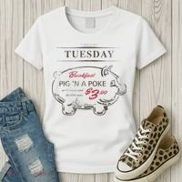 Supernatural Pig N A Poke Women's T-Shirt thumb 3