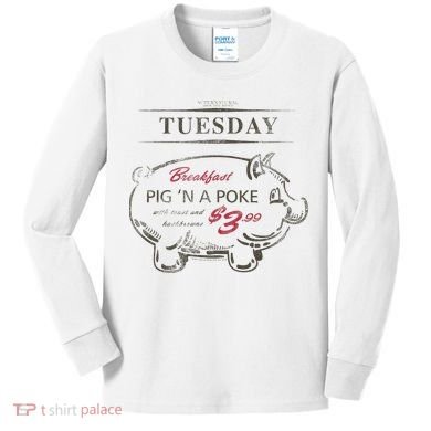 Supernatural Pig N A Poke Kids Long Sleeve Shirt