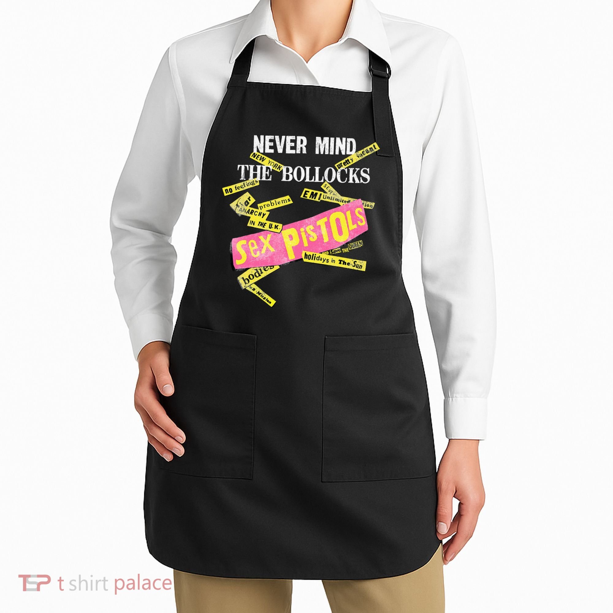 Sex Pistols Never Mind The Bollocks Tabs Apron