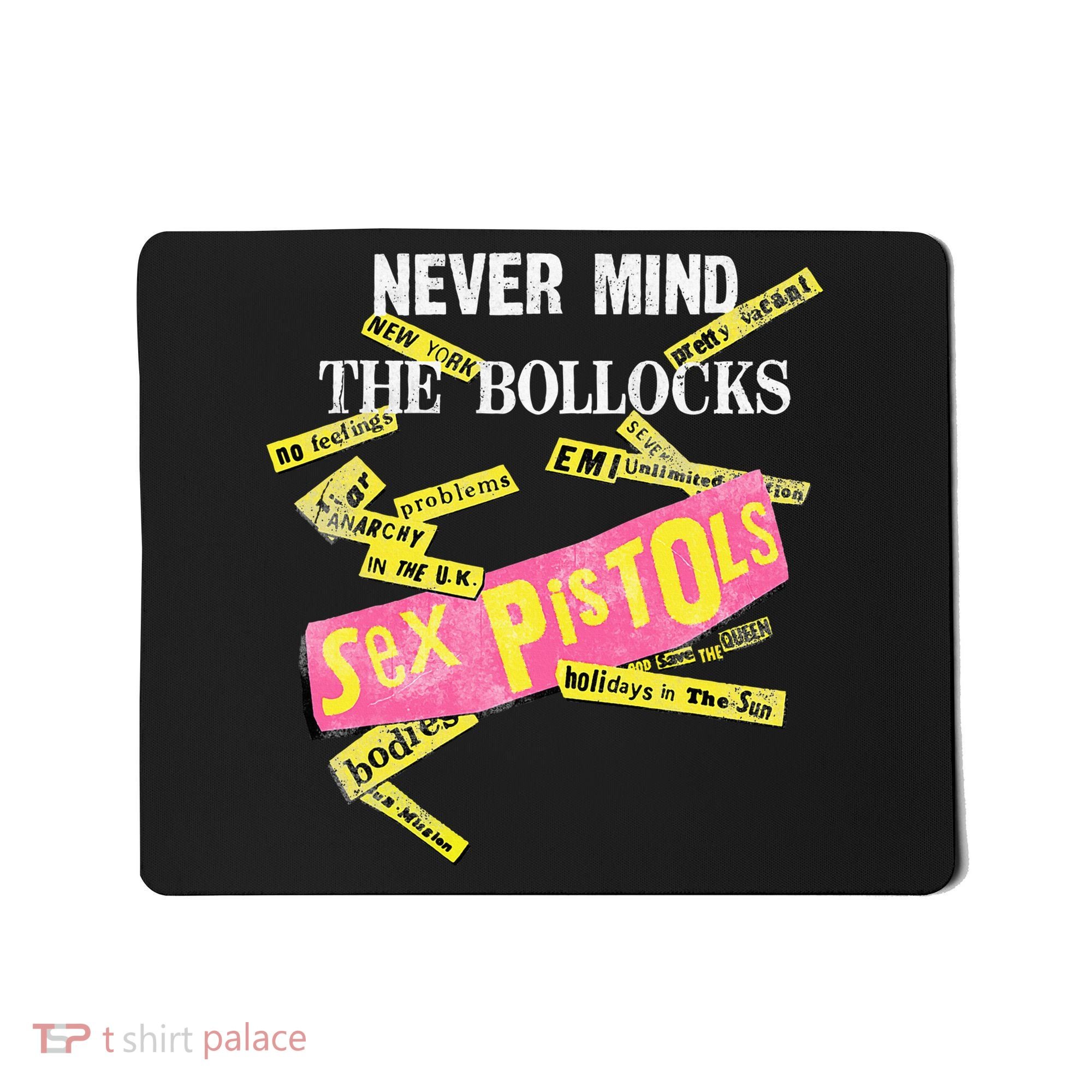 Sex Pistols Never Mind The Bollocks Tabs Mousepad