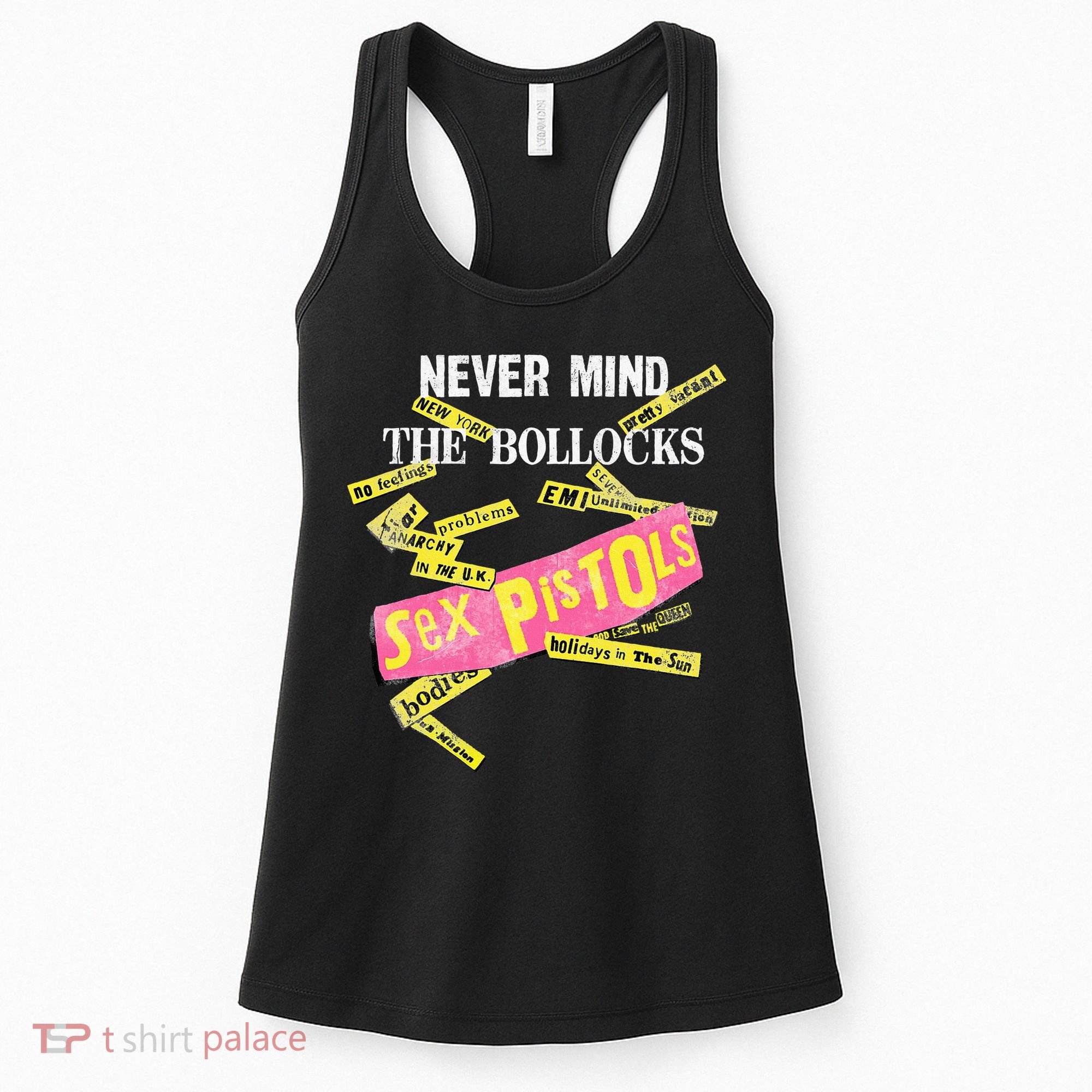 Sex Pistols Never Mind The Bollocks Tabs Women's Tank Top