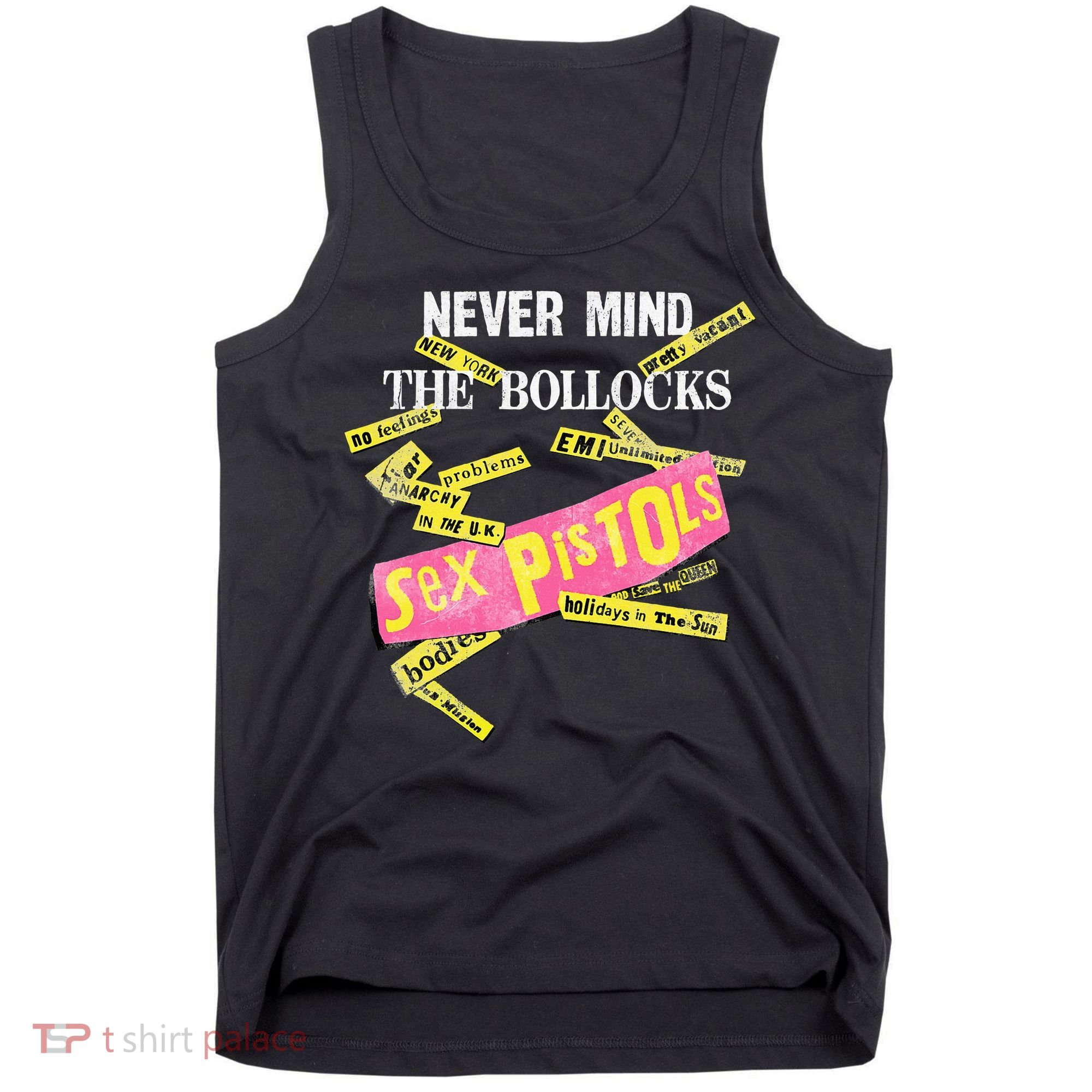 Sex Pistols Never Mind The Bollocks Tabs Tank Top