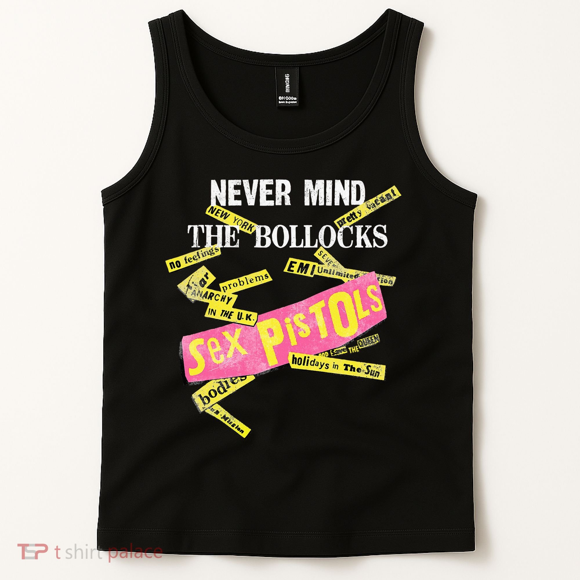 Sex Pistols Never Mind The Bollocks Tabs Tank Top