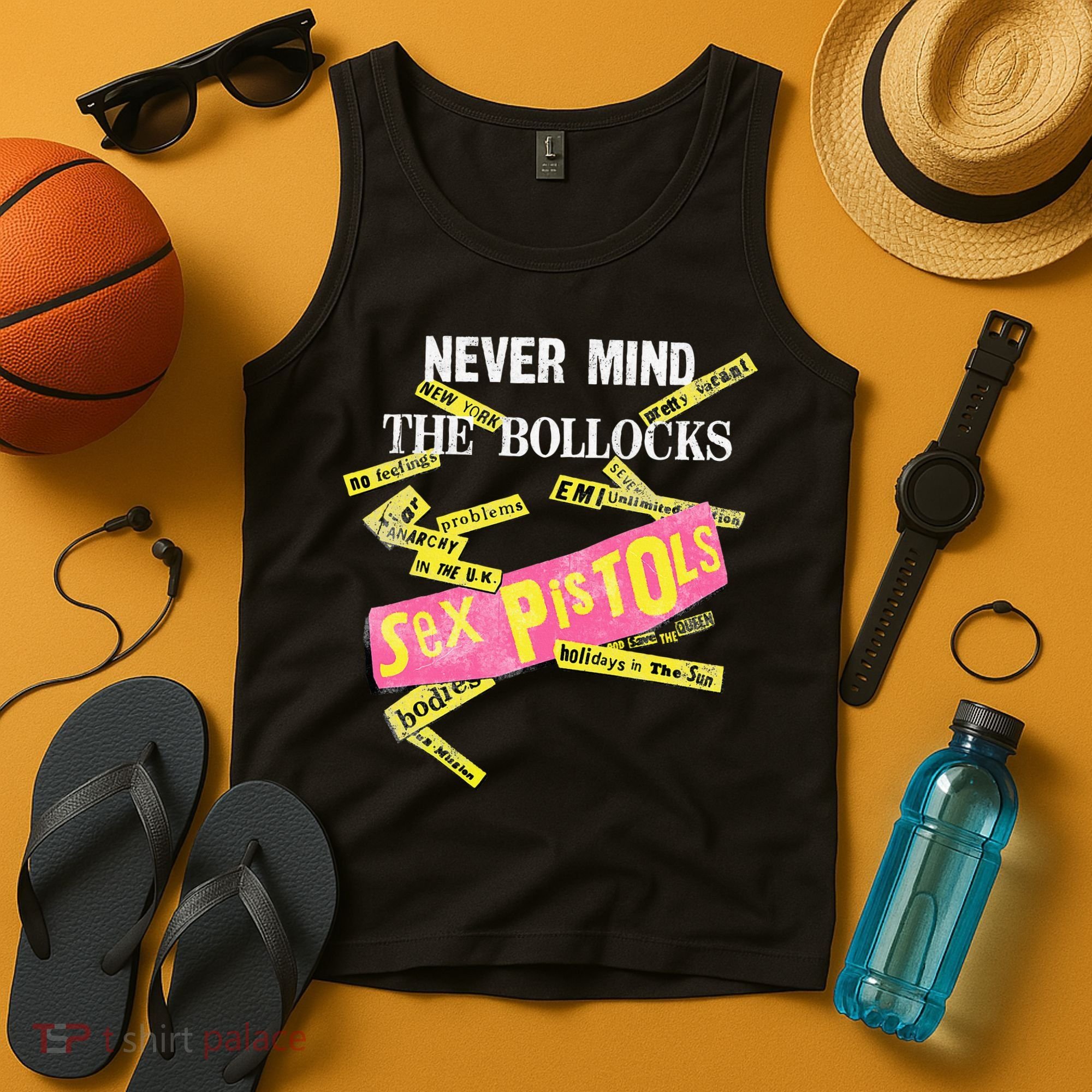 Sex Pistols Never Mind The Bollocks Tabs Tank Top