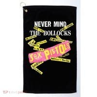 Sex Pistols Never Mind The Bollocks Tabs Golf Towel thumb 0
