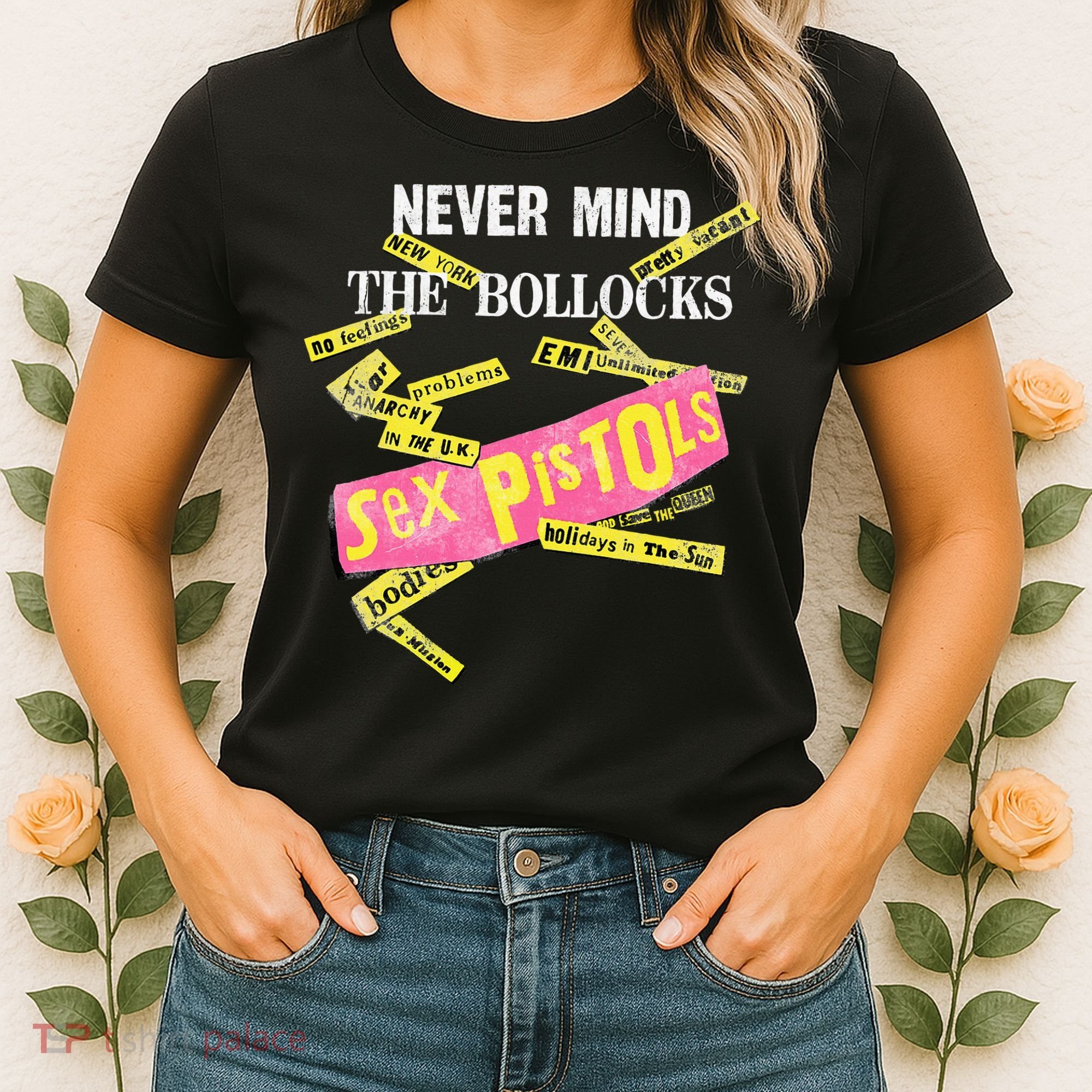 Sex Pistols Never Mind The Bollocks Tabs Women's T-Shirt