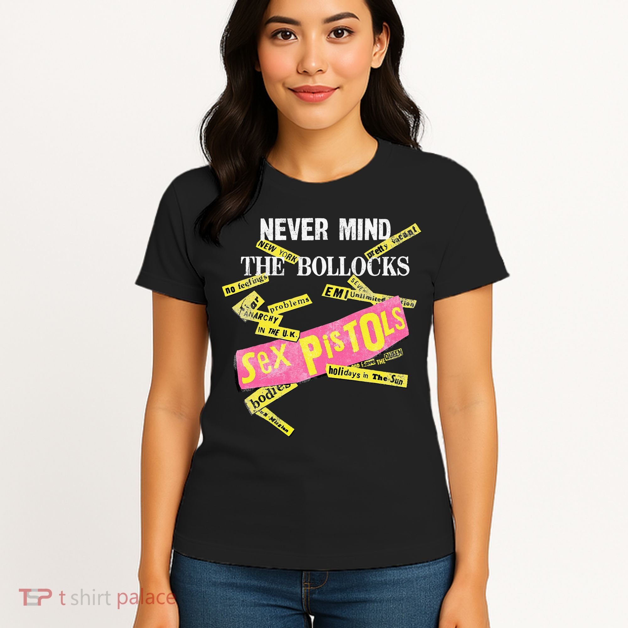 Sex Pistols Never Mind The Bollocks Tabs Women's T-Shirt