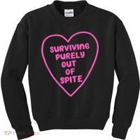 Surviving Purely Out Of Spite Apparel Kids Sweatshirt thumb 0