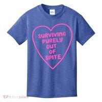 Surviving Purely Out Of Spite Apparel Kids T-Shirt thumb 0