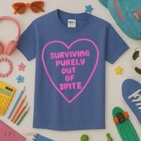 Surviving Purely Out Of Spite Apparel Kids T-Shirt thumb 3