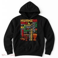 Seven Principles Of Kwanzaa Proud African American Holiday Hoodie thumb 0