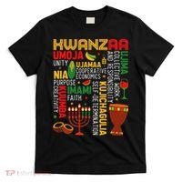 Seven Principles Of Kwanzaa Proud African American Holiday T-Shirt thumb 0