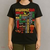 Seven Principles Of Kwanzaa Proud African American Holiday T-Shirt thumb 4