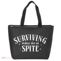 Surviving Purely Out Of Spite Tote Bag thumb 0
