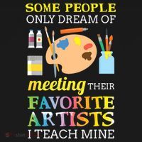 Some People Only Dream Of Meeting Art Teacher Teachers Gift Coaster thumb 2