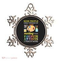 Some People Only Dream Of Meeting Art Teacher Teachers Gift Ornament thumb 0