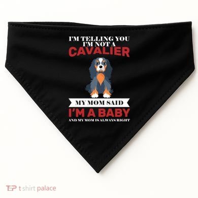 Spoiled King Charles Cavalier USA-Made Doggie Bandana