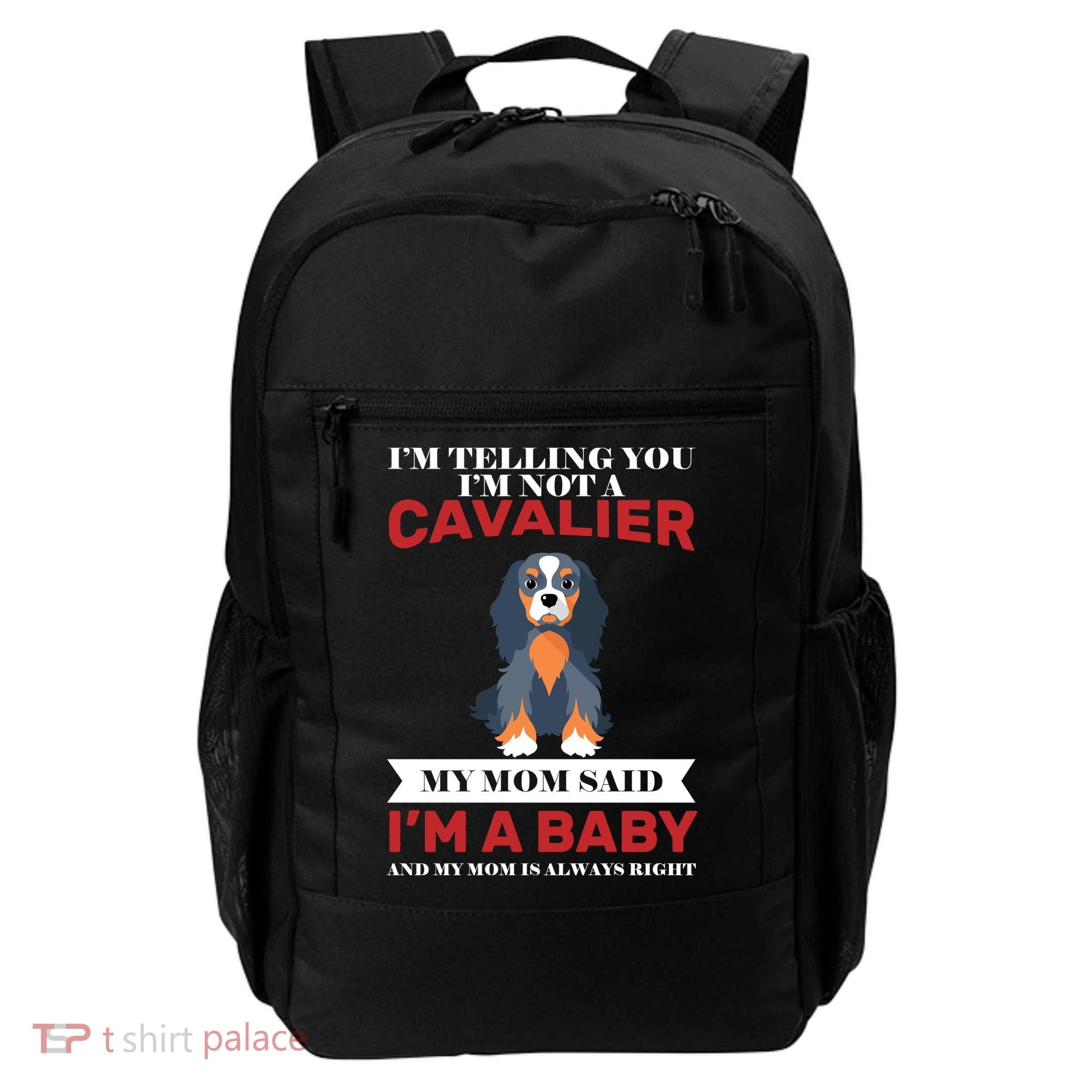 Spoiled King Charles Cavalier Backpack