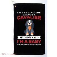 Spoiled King Charles Cavalier Golf Towel thumb 0