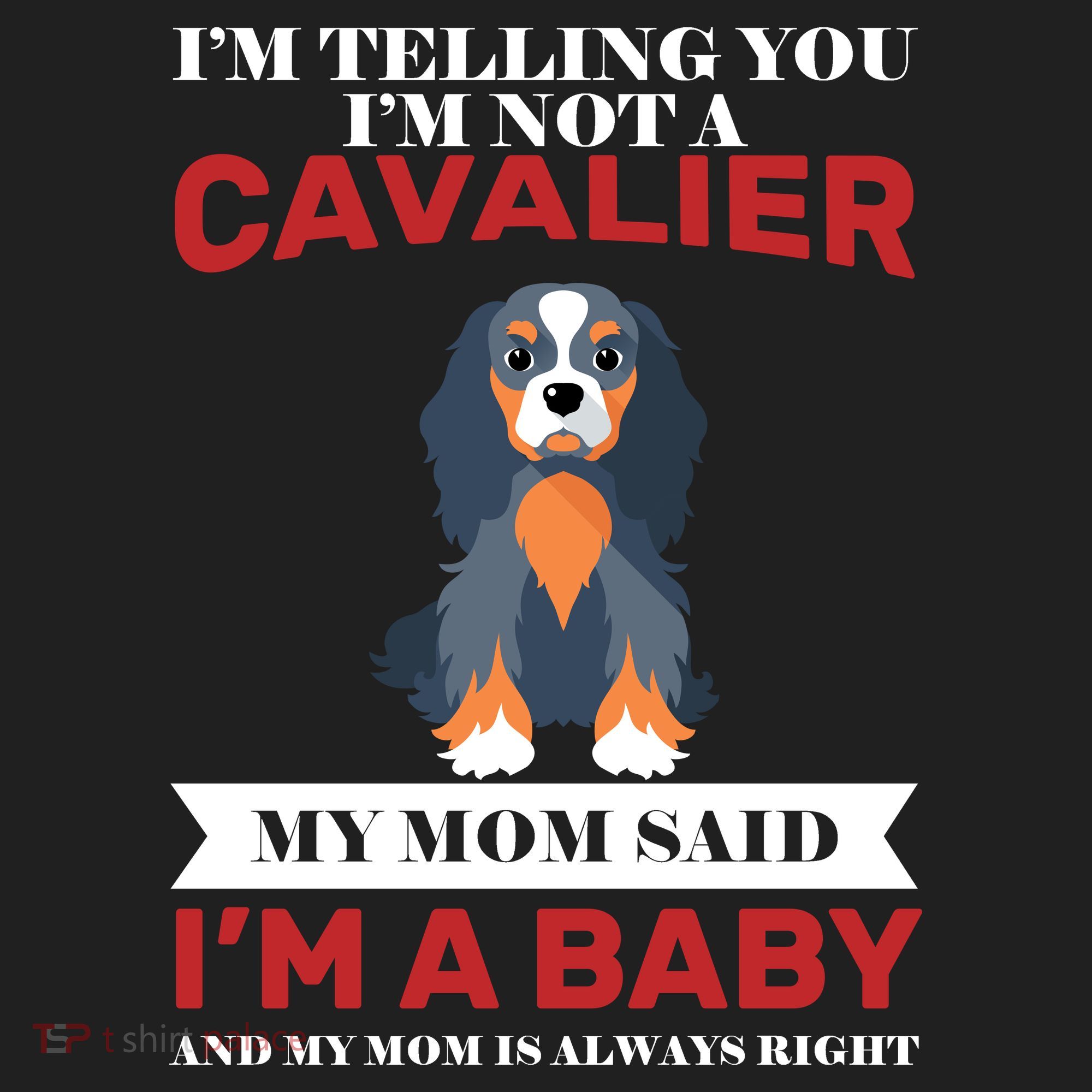 Spoiled King Charles Cavalier Golf Towel