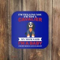 Spoiled King Charles Cavalier Coaster thumb 0