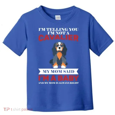 Spoiled King Charles Cavalier Toddler T-Shirt