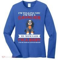 Spoiled King Charles Cavalier Women's Long Sleeve Shirt thumb 0