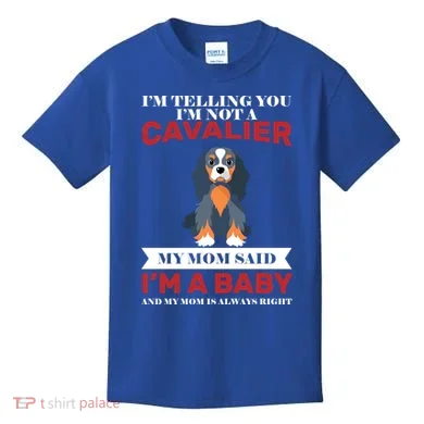 Spoiled King Charles Cavalier Kids T-Shirt
