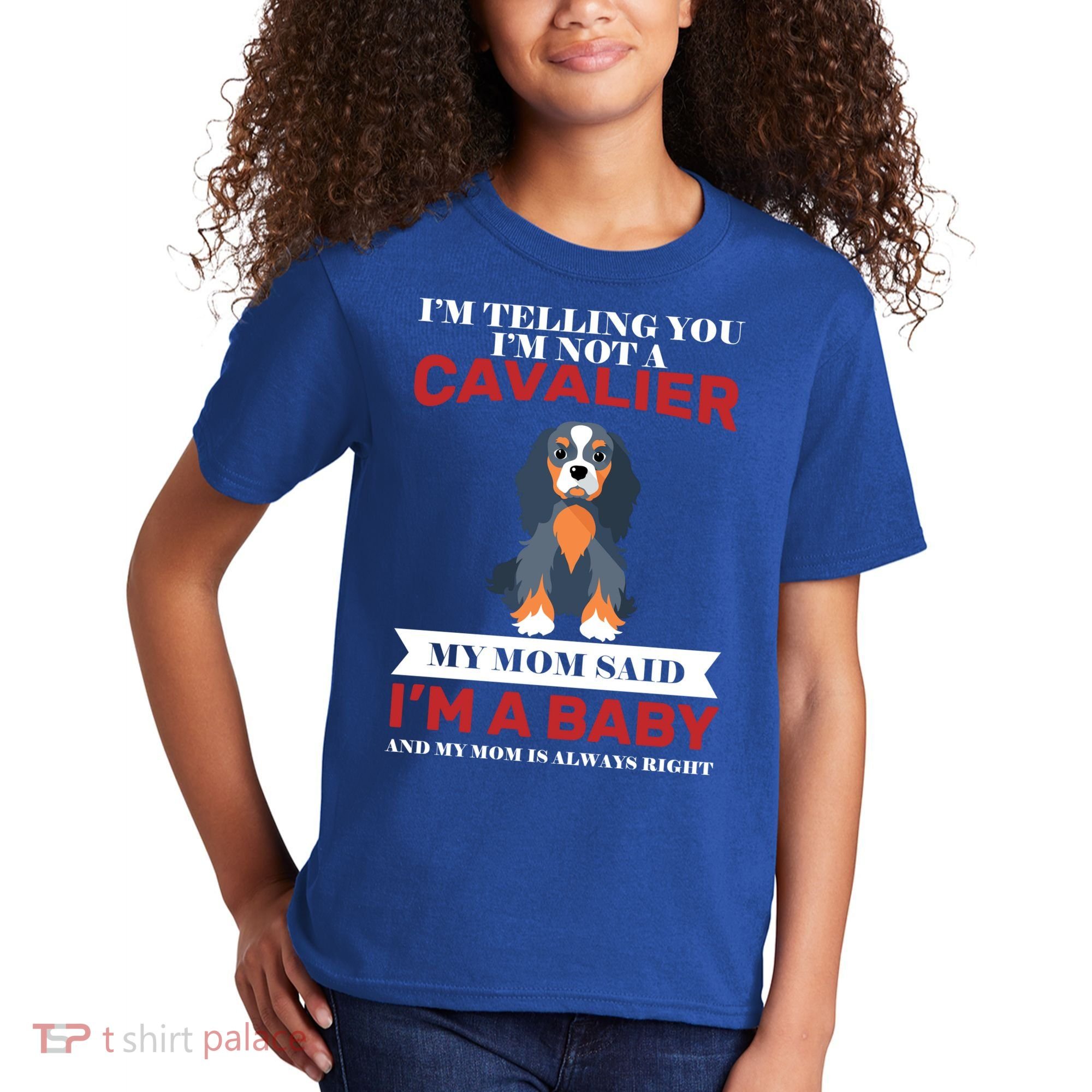 Spoiled King Charles Cavalier Kids T-Shirt