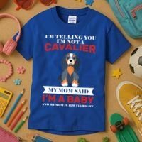 Spoiled King Charles Cavalier Kids T-Shirt thumb 3