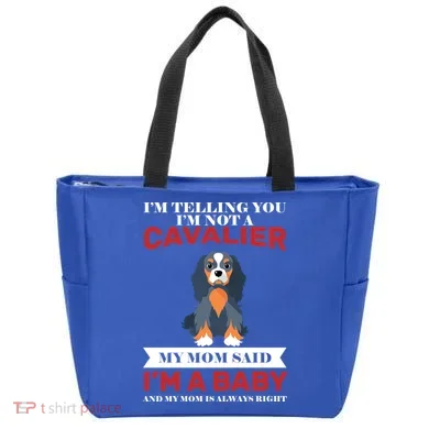 Spoiled King Charles Cavalier Tote Bag