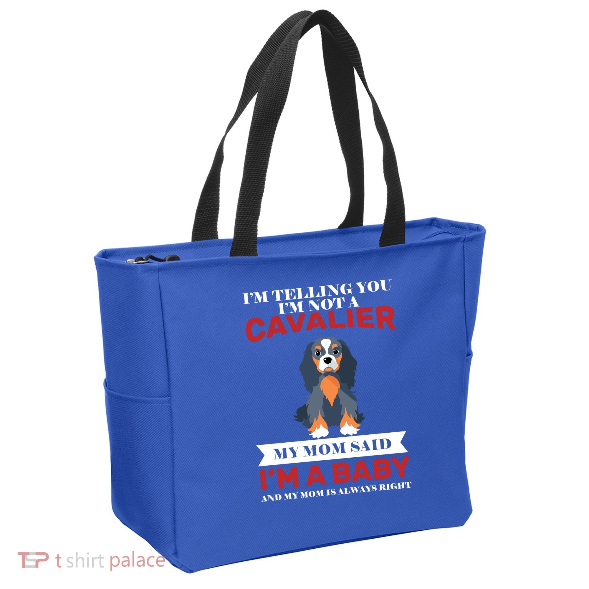 Spoiled King Charles Cavalier Tote Bag
