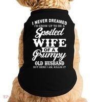 Spoiled Wife Of A Grumpy Old Husband Doggie Tank thumb 0
