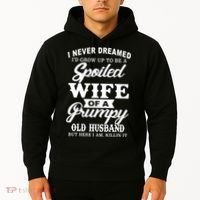 Spoiled Wife Of A Grumpy Old Husband Hoodie thumb 2
