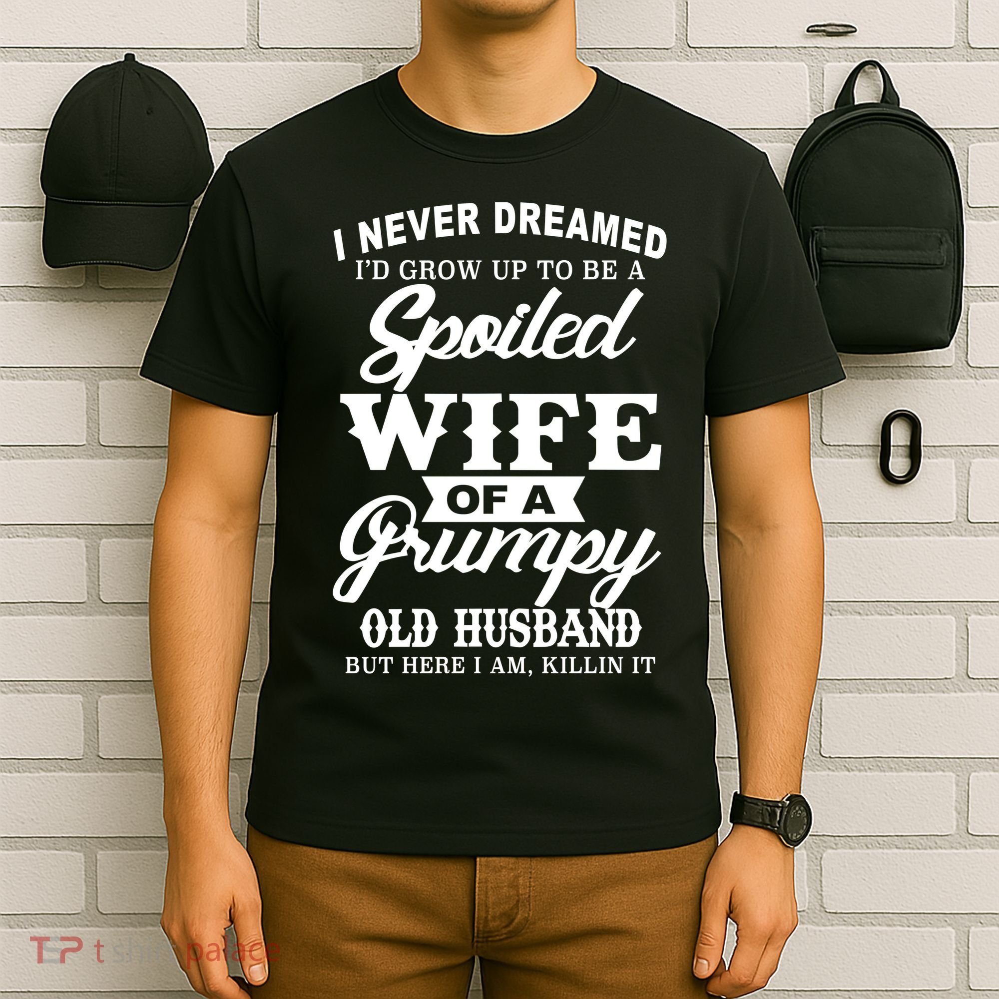 Spoiled Wife Of A Grumpy Old Husband T-Shirt