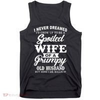Spoiled Wife Of A Grumpy Old Husband Tank Top thumb 0