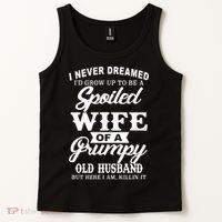 Spoiled Wife Of A Grumpy Old Husband Tank Top thumb 2